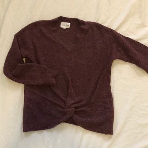 Olive and Oak cranberry sweater